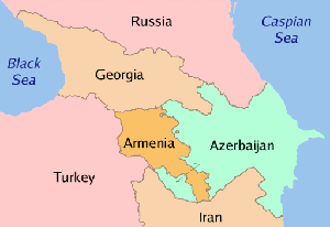 Mapa Caucaso