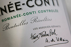 Romanée-Conti - rotulo assinado